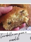 Ciambella con pere e cioccolato