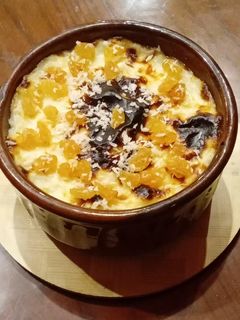 صورة لوصفة طاجن بطاطا حلوة بالمهلبية