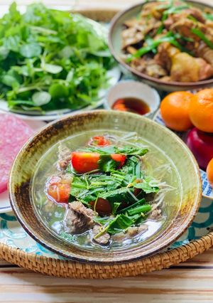 Hình của món Canh Chua Thịt Bò.