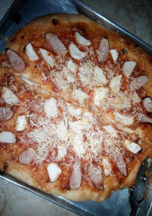 Foto resep Pizza bolognese