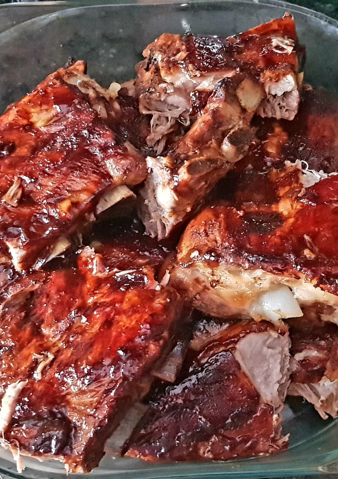 Una foto de Costillas bbq