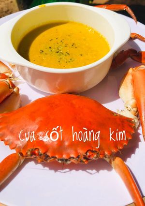 Hình của món Cua sốt hoàng kim🦀🦀.