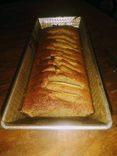 Una foto de Budín de manzana (súper sencillo)