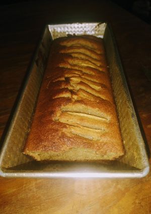 Una foto de Budín de manzana (súper sencillo)