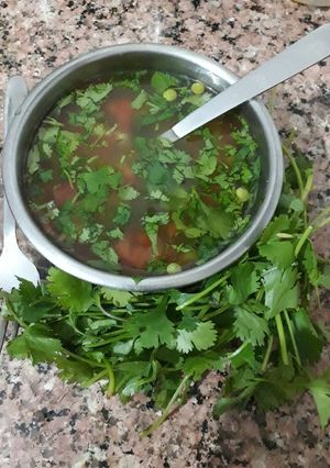 A picture of Lemon Coriander Soup.