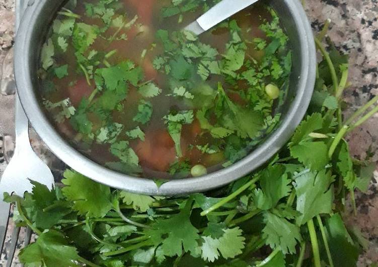 Lemon Coriander Soup