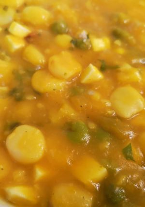 Una foto de Locro de zapallo