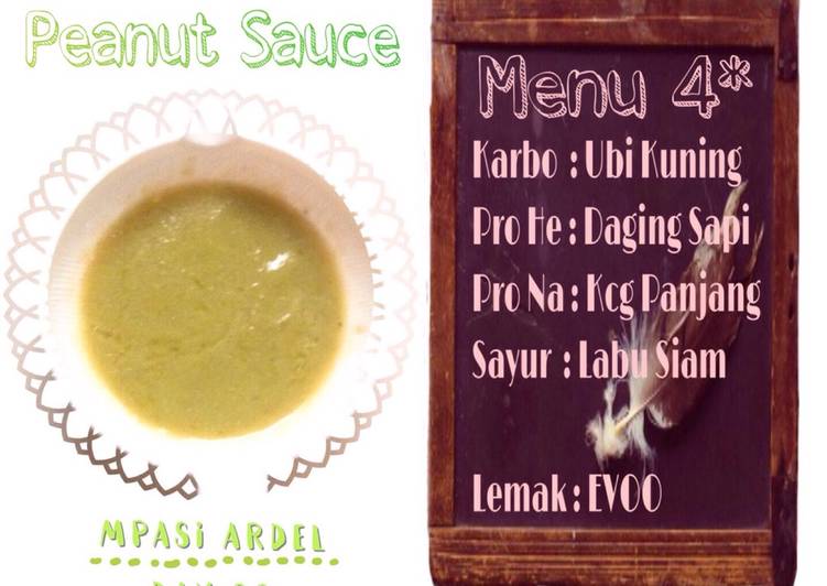 Resep Minced beef peanut sauce #mpasi4bintang yang Bikin Ngiler