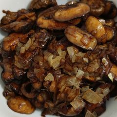 A picture of Stir fry triple mushrooms.