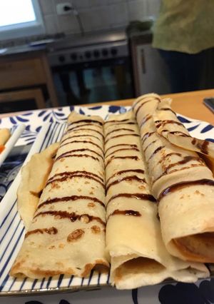 Una foto de Panqueques de Dulce de Leche