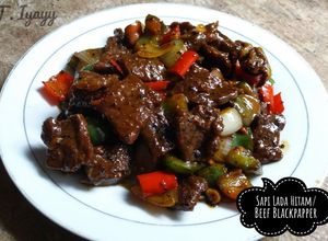 Foto resep Sapi Lada hitam / beef Blackpapper