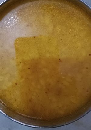 A picture of Tadka daal.