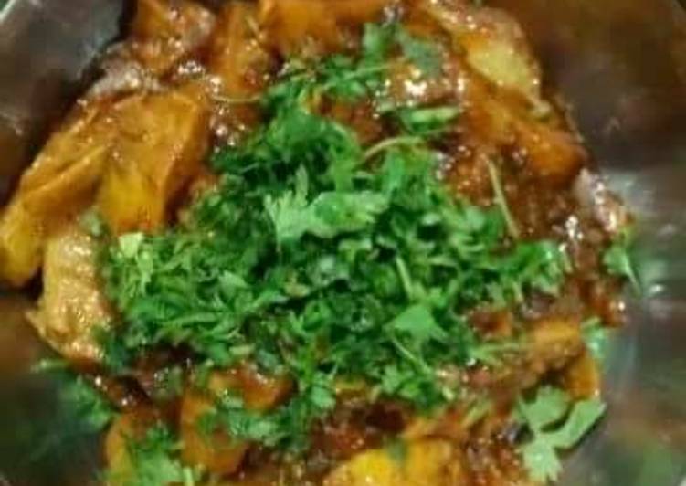 Recipe of Tasty Alu arvi chatpata