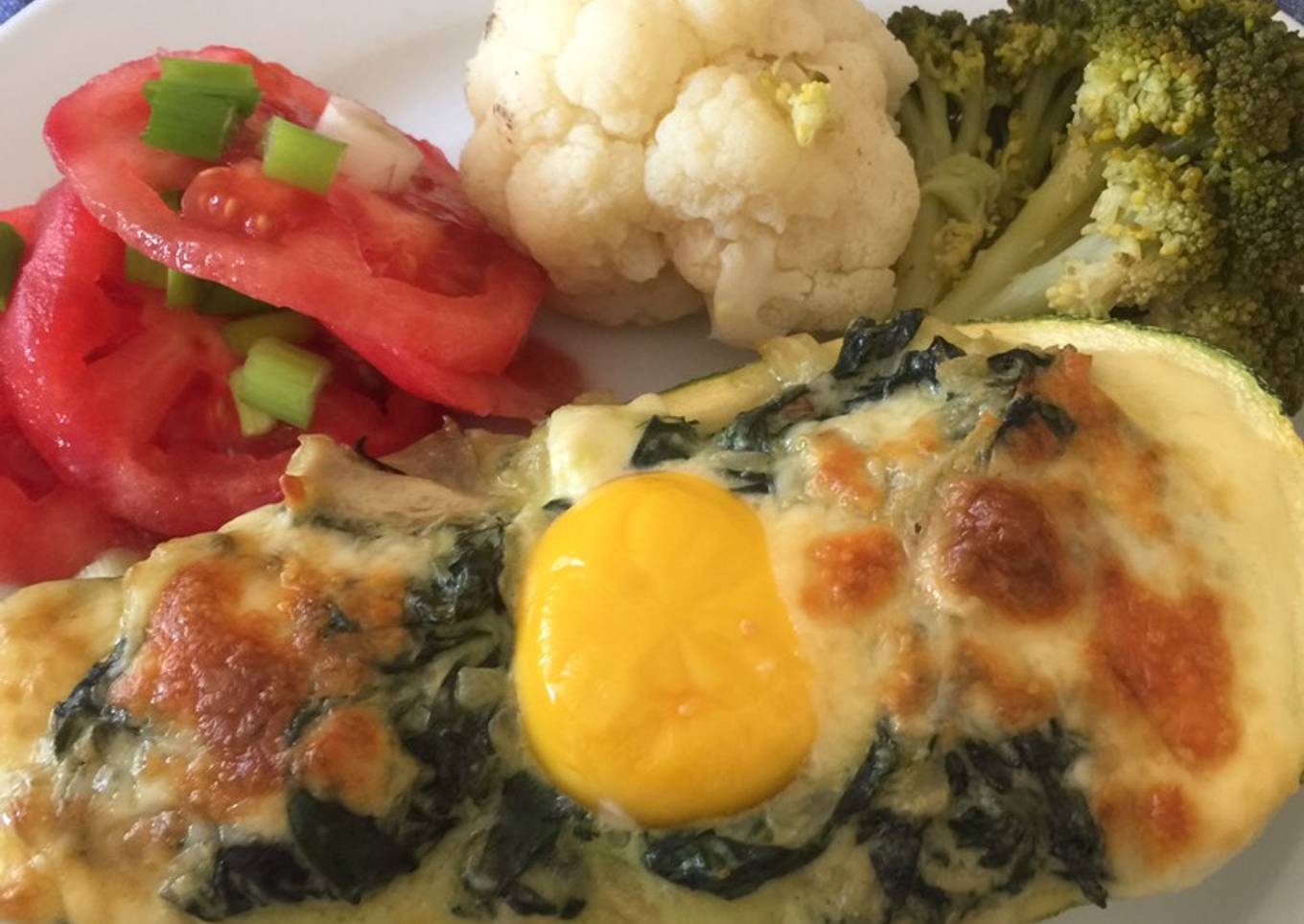 Zapallitos rellenos vegetarianos