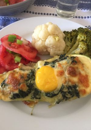 Una foto de Zapallitos rellenos vegetarianos