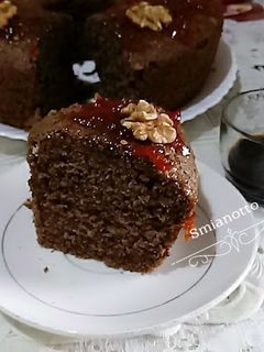 Une photo de Cake au café et noix