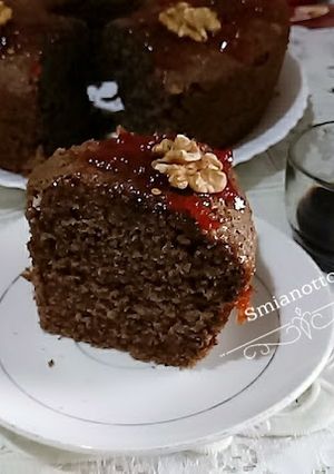 Une photo de Cake au café et noix
