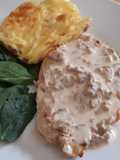 Pechuga en crema de champiñones