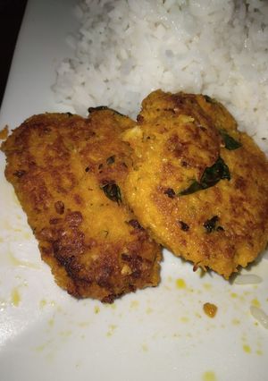Una foto de Croquetas de zapallo cabutia