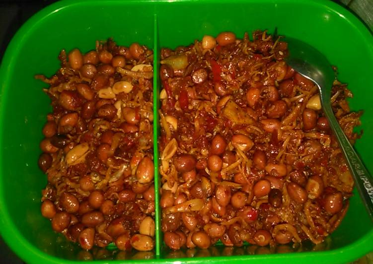 Resep: Sambal teri kacang yang Gurih