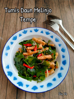 Foto resep Tumis Daun Melinjo Tempe