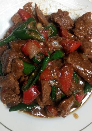 Foto resep Daging lada hitam