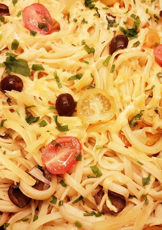 Una foto de Pasta Mediterránea
