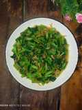 Tumis Sawi Hijau Rebon