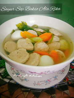 Foto resep Sayur Sop Bakso Ala Rika