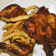 A picture of Chicken tikka.