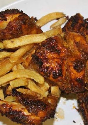 A picture of Chicken tikka.