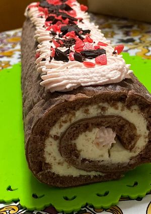 Foto di Rotolo con crema al mascarpone