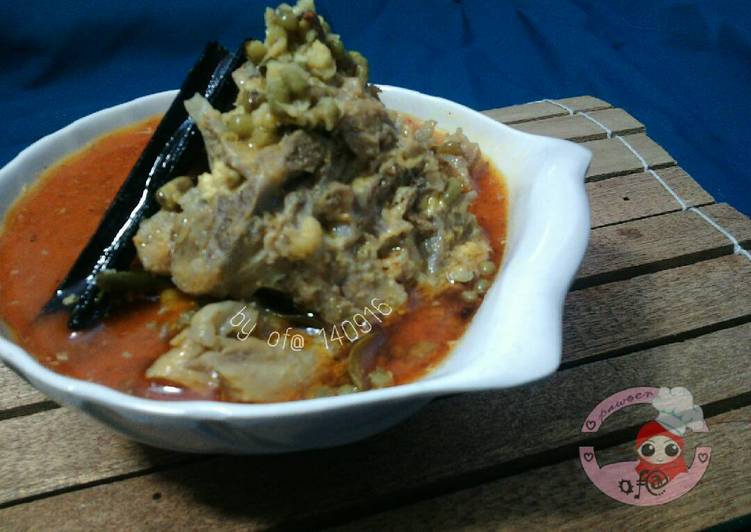 Gule kacang ijo (bisa tanpa kacang ijo)