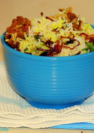 A picture of Kerala Chicken Dum Biryani.