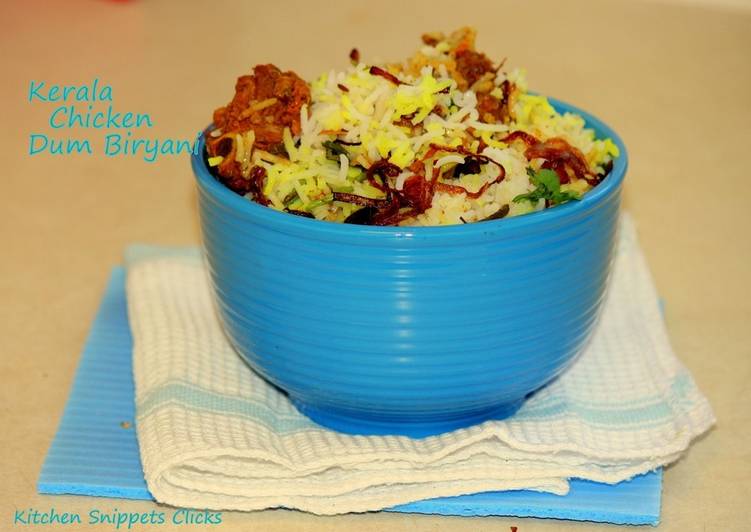 Recipe of Tasty Kerala Chicken Dum Biryani