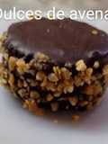 Dulces de avena y maní (sin azúcar agregada bañados en 🍫😋