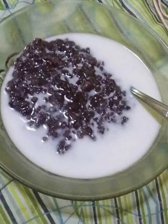 Langkah Mudah untuk Menyiapkan Resep Bubur Ketan Hitam Kental Gurih Versy Q yang Lezat Anti Ribet, Uenak Banget