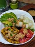 Poke bowl de arroz vegano