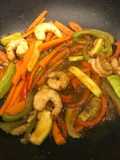 WOK CON CAMARONES 🍤