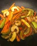 WOK CON CAMARONES 🍤