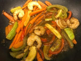 WOK CON CAMARONES 🍤