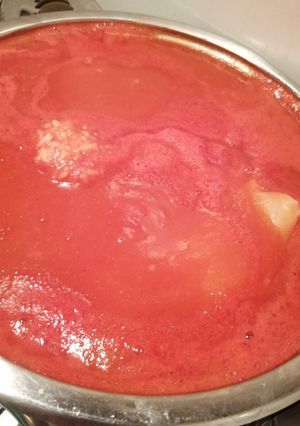 Paradicsomos húsgombóc recept fotója