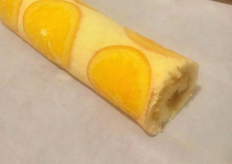 Chiffon honey swiss roll