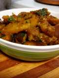 Spicy Baingan Aloo Fry