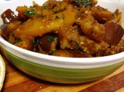 A picture of spicy potato wedges