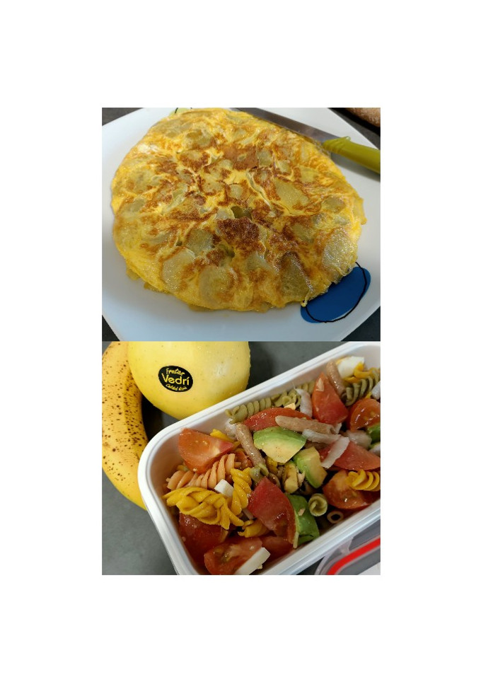 Una foto de Ensalada de pasta para excursión