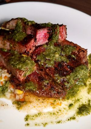 A picture of Coffee and Chile Steak.