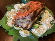 A picture of lamb ribs
