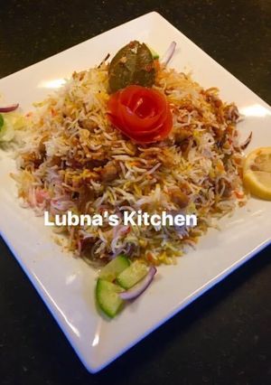 A picture of ChanaBiryaniChickpea Biryani (Vegan 🍃& Vegetarian 🌱.