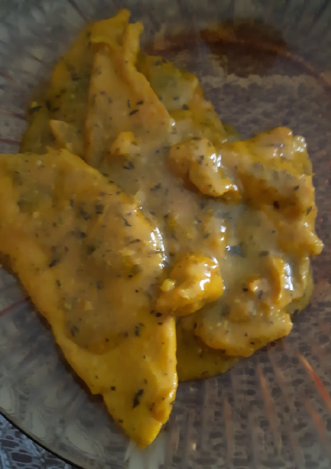 Una foto de Filetes de pollo en salsa de limón